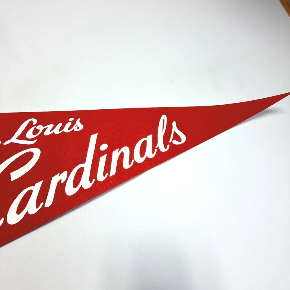 St Louis Cardinals Vintage NFL Felt Pennant Helmet Logo 30